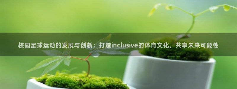 校园足球运动的发展与创新：打造inclusive的体育文化，