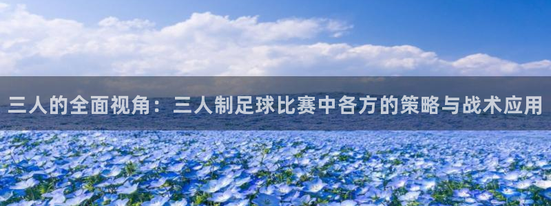 三人的全面视角：三人制足球比赛中各方的策略与战术应用